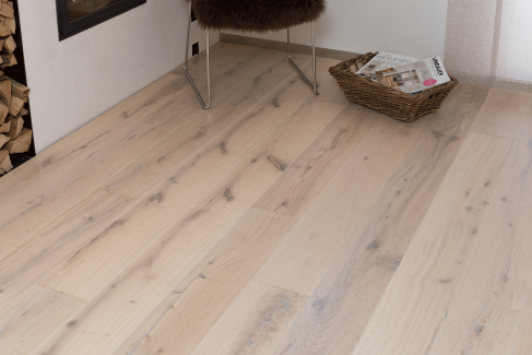 Parkett Eiche crèmeweiss